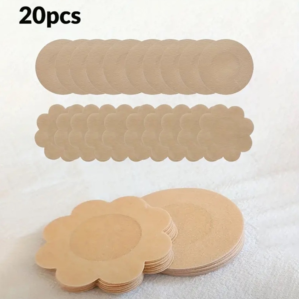 Brand New Nipple Patch in Flower and Circle pattern (2.36”) (Set of 20)